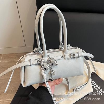 High Sense Super Hot Small Bag Women 2025 New Fashion Versatile Messenger Bag Fashion Popular Portable Boston Bag