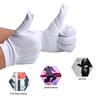 1 Pair White Formal Gloves Elegant Full Finger Tuxedo Guard Parade Santa Men Inspection Driving Mittens Women Non-Slip Gloves