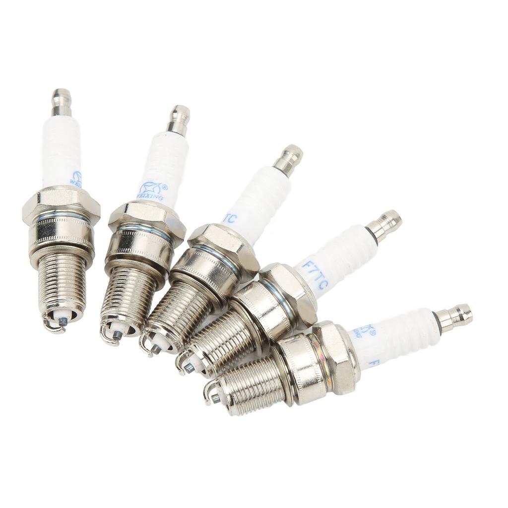 5PCs Spark Plug F7TC Replacement for Champion 196cc 6.5HP 3000 3500 4500 Power Equipment