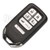 Jingyuqin 2/3/4/6 Buttons Remote Smart Key Shell Fob For Honda City Jazz Xrv Venzel Hrv Key Case Uncut Blade Replacement