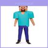 Conjunto de Fantasia Creeper de Minecraft para Crianças Conjunto Cosplay de 3 Peças