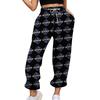 Women's Casual Fashion Print Casual Drawstring Elasticated Waist Drawstring Pants