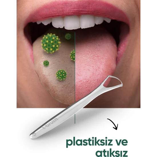 "Stainless Steel Tongue Cleaner / Scraper"