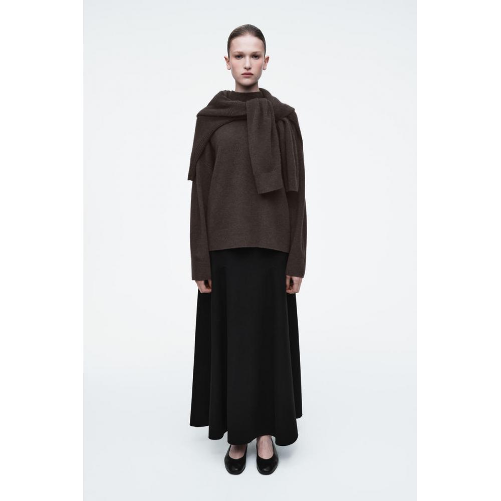 

Cos Япония кожаные балетки на плоской подошве Black/36