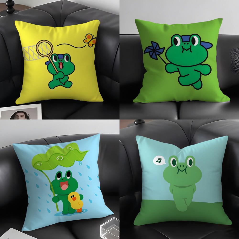 LLEONARD Cartoon Cushion Cover Pillowcase Ultra Soft Skin Friendly Fabric Cloud Like Comfort Concealed Zipper