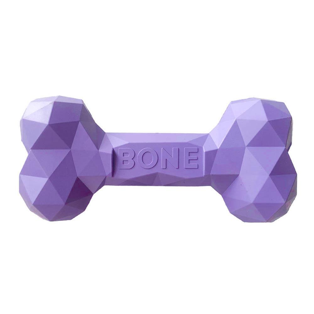 Rubber  Shaped Bone Toys Bite-resistant Pet Chew Toy Pet Leaky Food Bone Toy  Gift