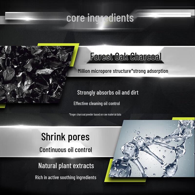 L'Oréal Men Expert Oil Control Charcoal Cleanser 3x100ml