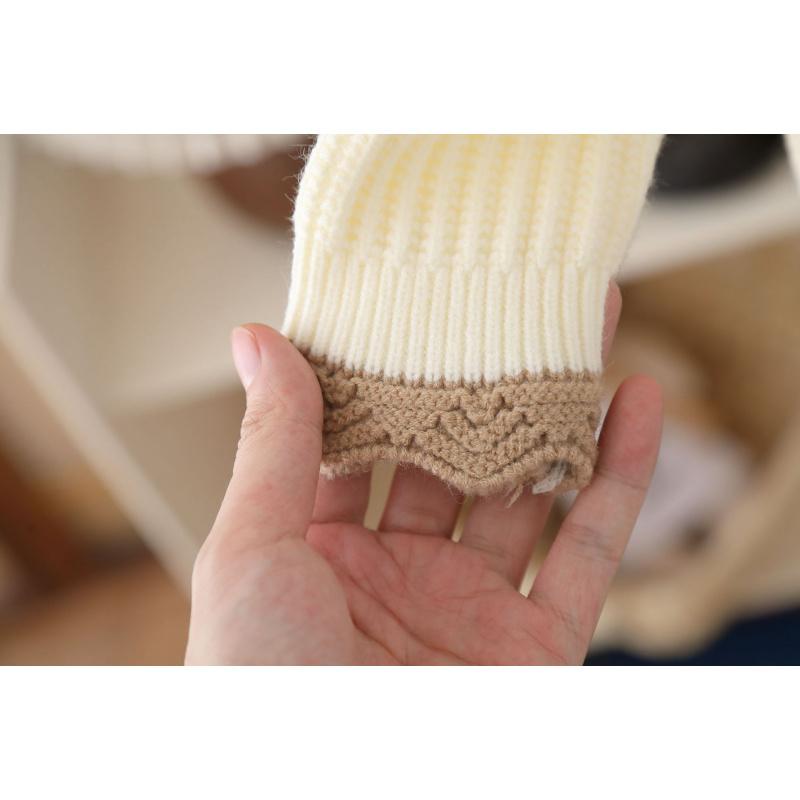 Girls Sweater Knitted Jacket Autumn New Little Girl Pants Two-piece Set Girls Cardigan Knitted Suit