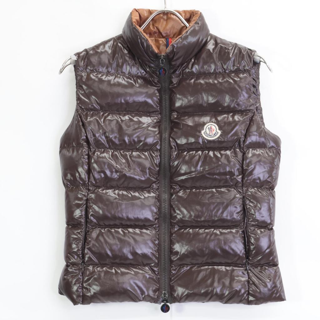 MONCLER GHANY down vest Jacket 0 BrownUsed