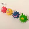 Indestructible Dog Chew Toys Large Dogs Squeaky Thorn Ball Pet Latex Toy with Built-in Sound Dental Care Funny Cartoon Chewer