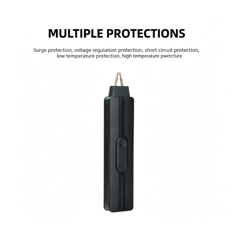 Portable Battery Welding Tool for Phone Repair and Pack Joining, Type-C Rechargeable Handheld Repair Device with Output Control and Copper Probes