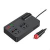 200W Car Power Inverter Reliable 13.5x8x2.8cm for Trucks Automotive No Digital Display