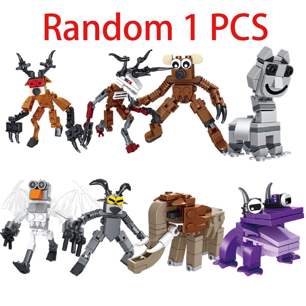 99 Nights In The Forest Building Blocks Animal Deer Owl Goat Cat Mammoth Loses Deer Assembled Bricks Assembly Model Kids Toys