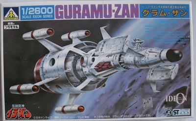 Aoshima 1/2600 Gram Zan Legendary Giant Ideon Space Battleship Plastic Model