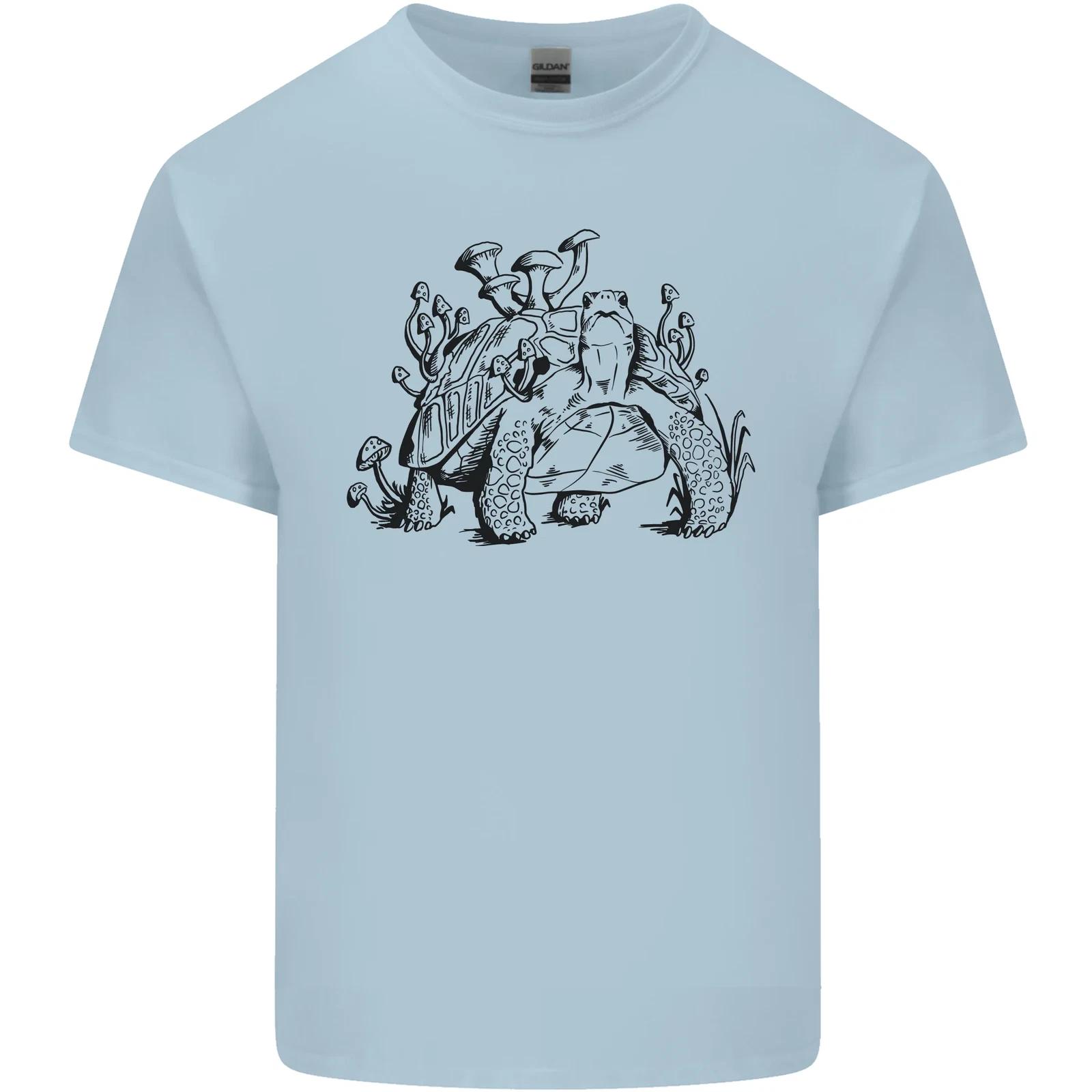 Tortoise Mushrooms Nature Mycology Kids T-Shirt Childrens M