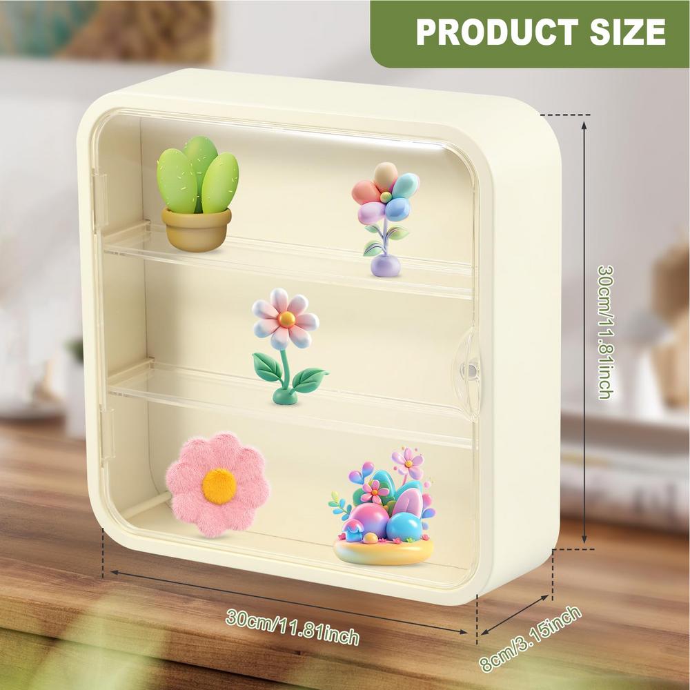 

Шкаф-витрина для фигурок, пылезащитный, акриловый, прозрачный, шкаф-витрина для фигурок, экономящий место, многофункциональный шкаф-витрина жёлтый