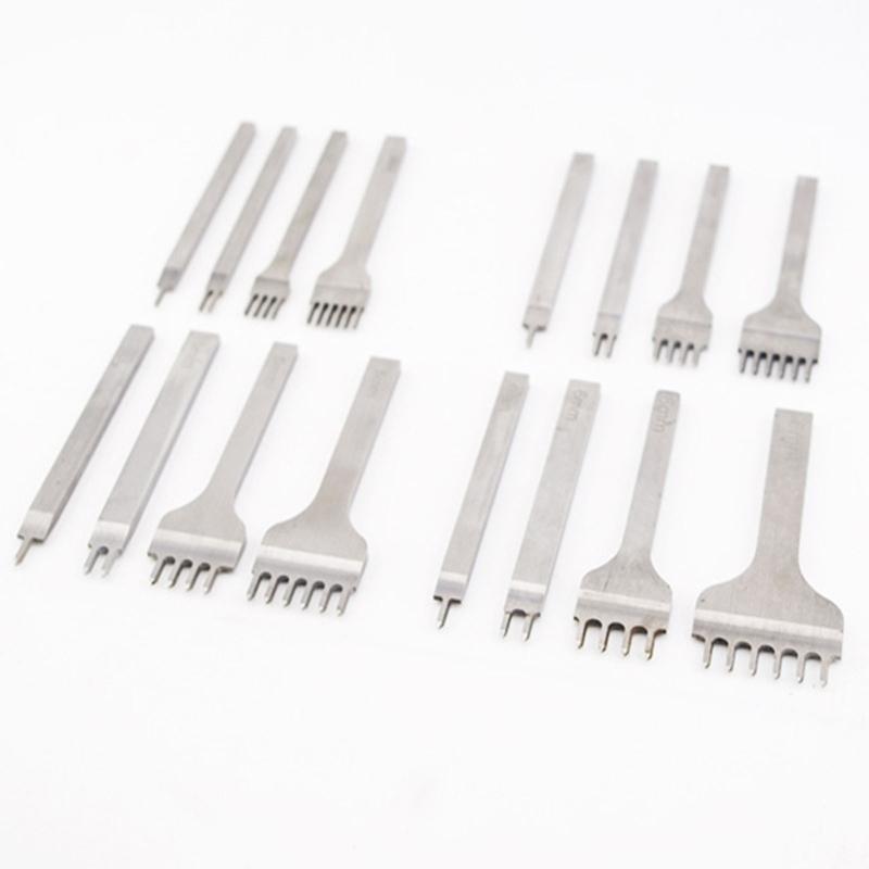 Stahl Leder Locher Bastelmeißel Werkzeug Leder Nahtlocher Für Präzises Lochen Und DIY Lederarbeiten Projekte