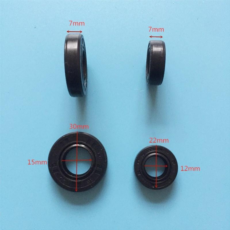 10 X Crankshaft Oil Seal Set Kit For 40-5 CG430 Trimmer Brushcutter Engine Part 15x30x7, 12x22x7