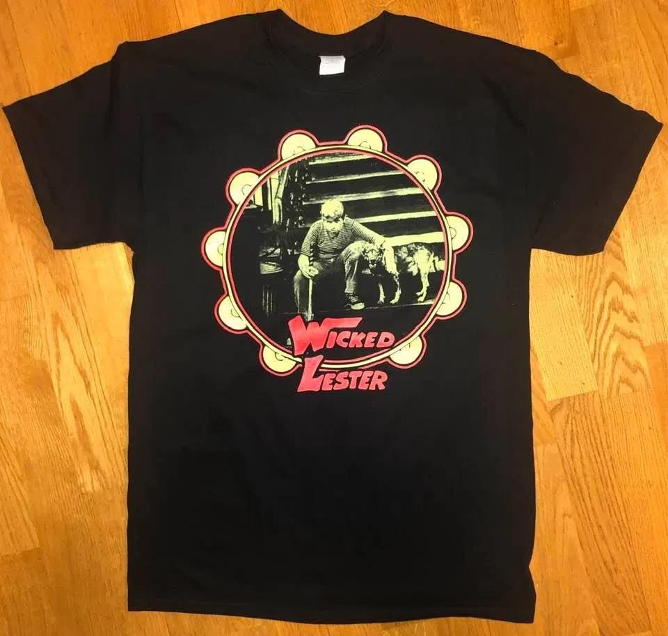Men s and Women s T-shirts Vtg Wicked Lester Band Album Music Heavy Cotton Black L