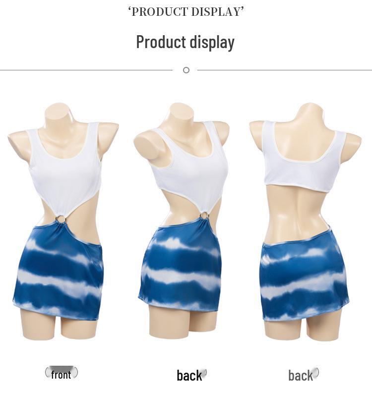 Vivian Rot Sexy Cut-out Taille Cosplay Kostüm - Halloween Bühnenperformance Kleidung