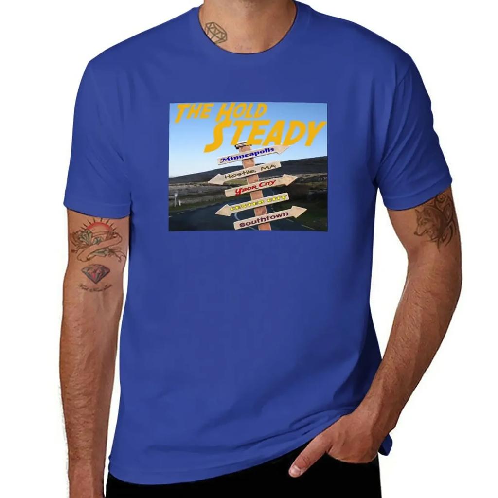 The Hold Steady's Road Map T-Shirt customizeds summer tops t shirts men