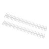 10 Pcs Loose Leaf Binding Spine 30 Hole Cuttable Wear Resistant PP Plastic 10mm Binding Comb for Student