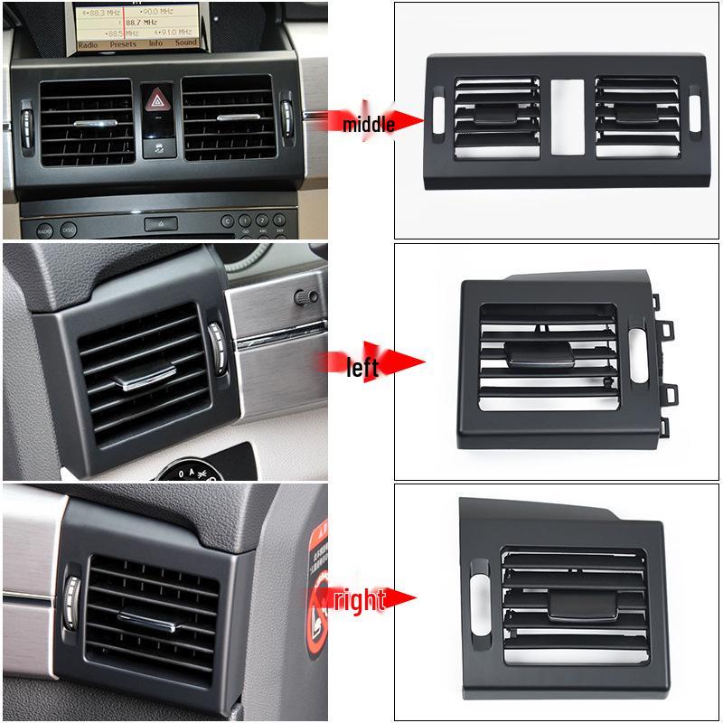 Mercedes-Benz GLK-Class Rear AC Vent Panel - GLK220/300 Grille Assembly