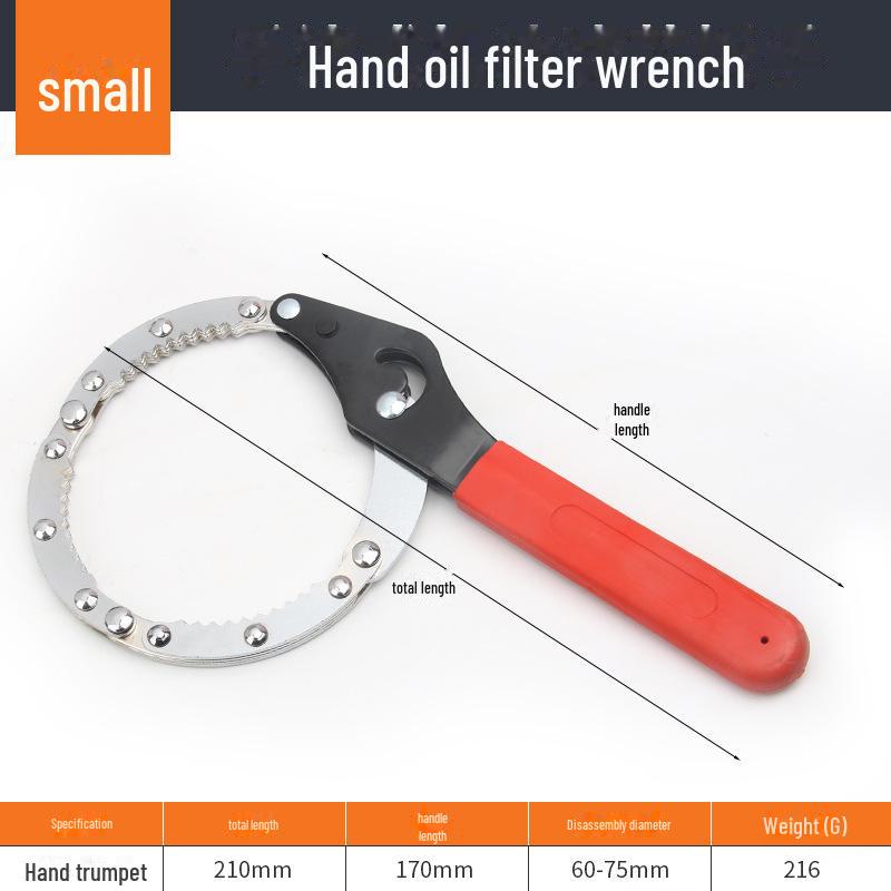 

Универсальный регулируемый цепной ключ для масляного фильтра