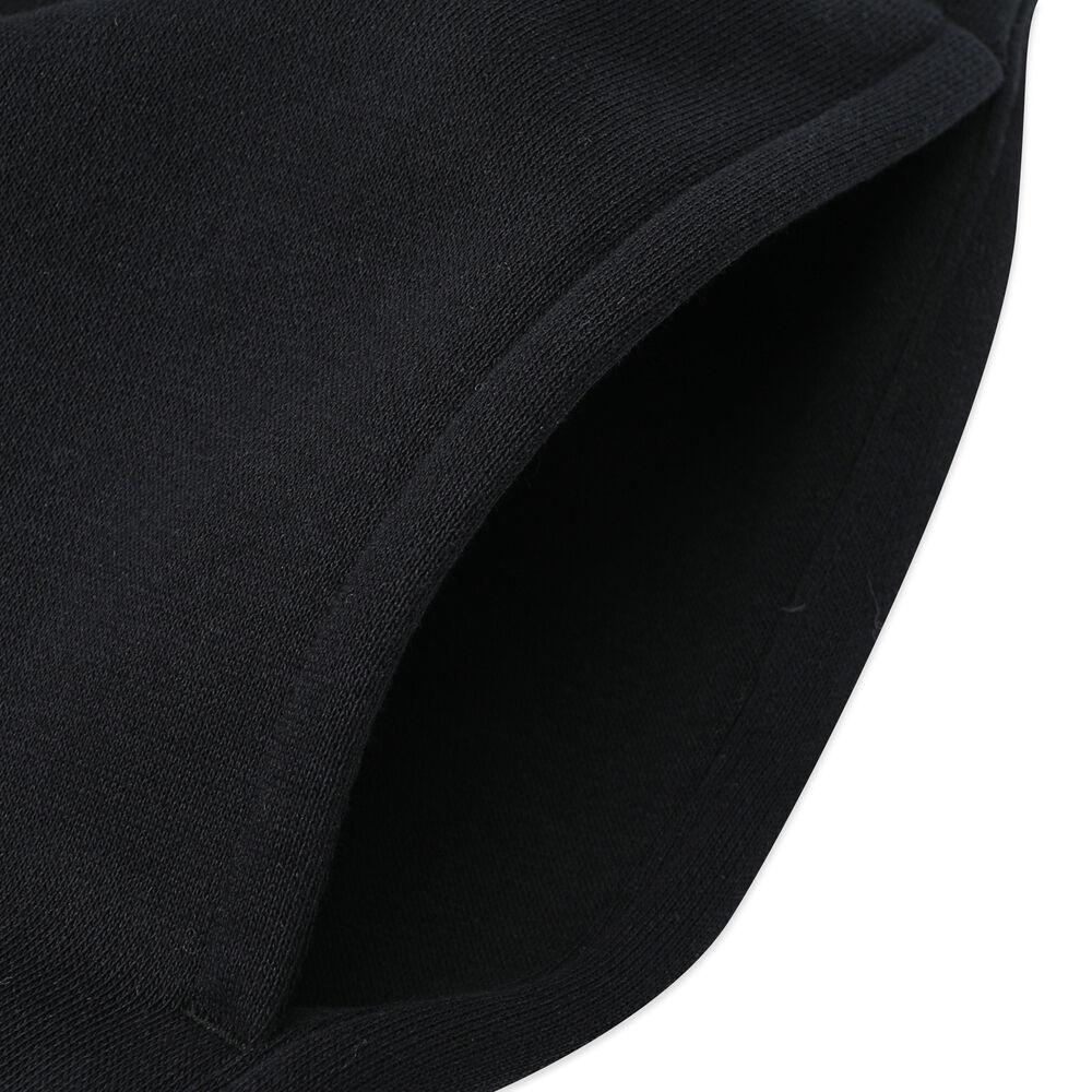Nike Logo Crew Neck Drop Shoulder Long Sleeve Top Warm Casual Cuffed Knit Sports Pants Hoodie Set Unisex Sets Black BV2667-010+DX0796-010