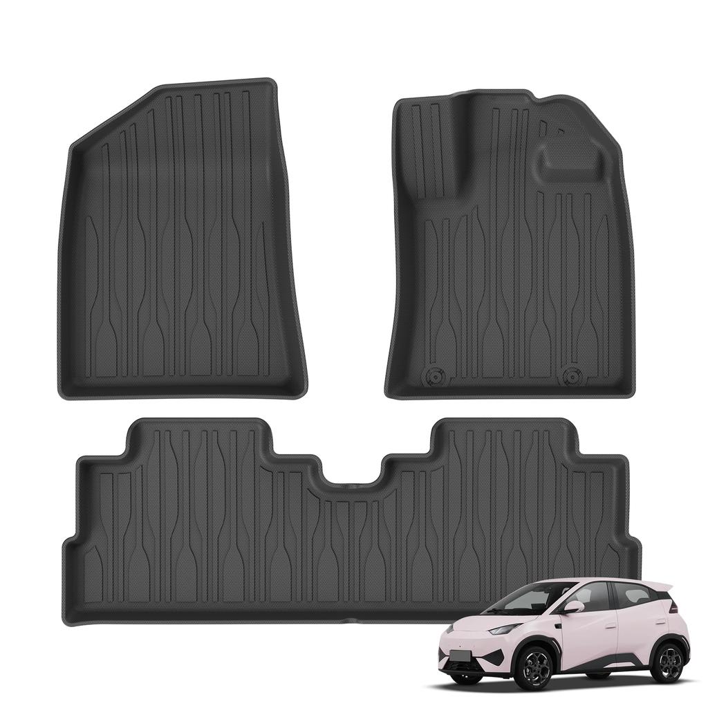 Smabee Right Drive for BYD Atto1/Atto 1 2025 2026 (AU Version) TPE Car Floor Mats Trunk Pad Cargo Liner Accessories Black