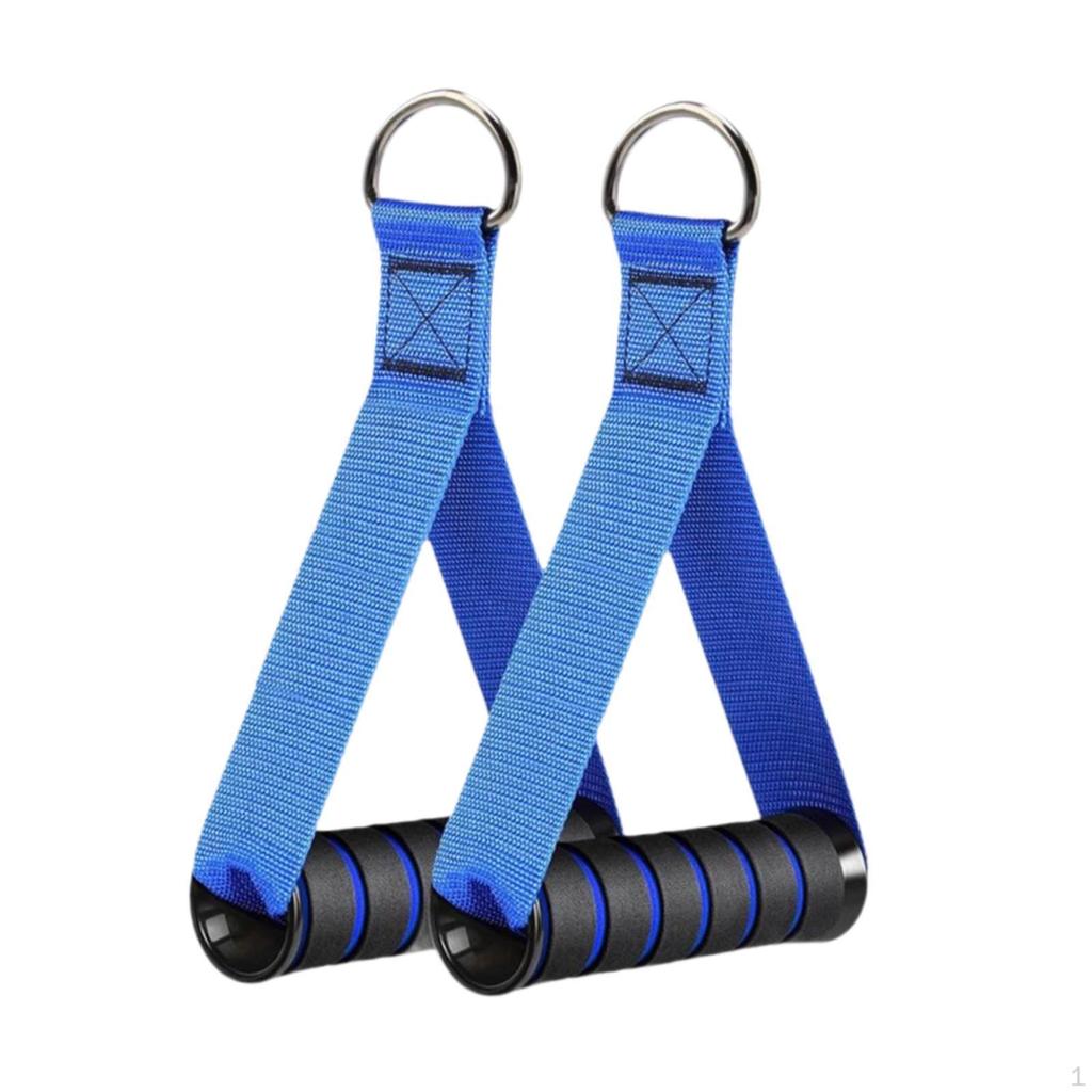 2 Pieces Resistance Band Handles Machine for Pull Down Home