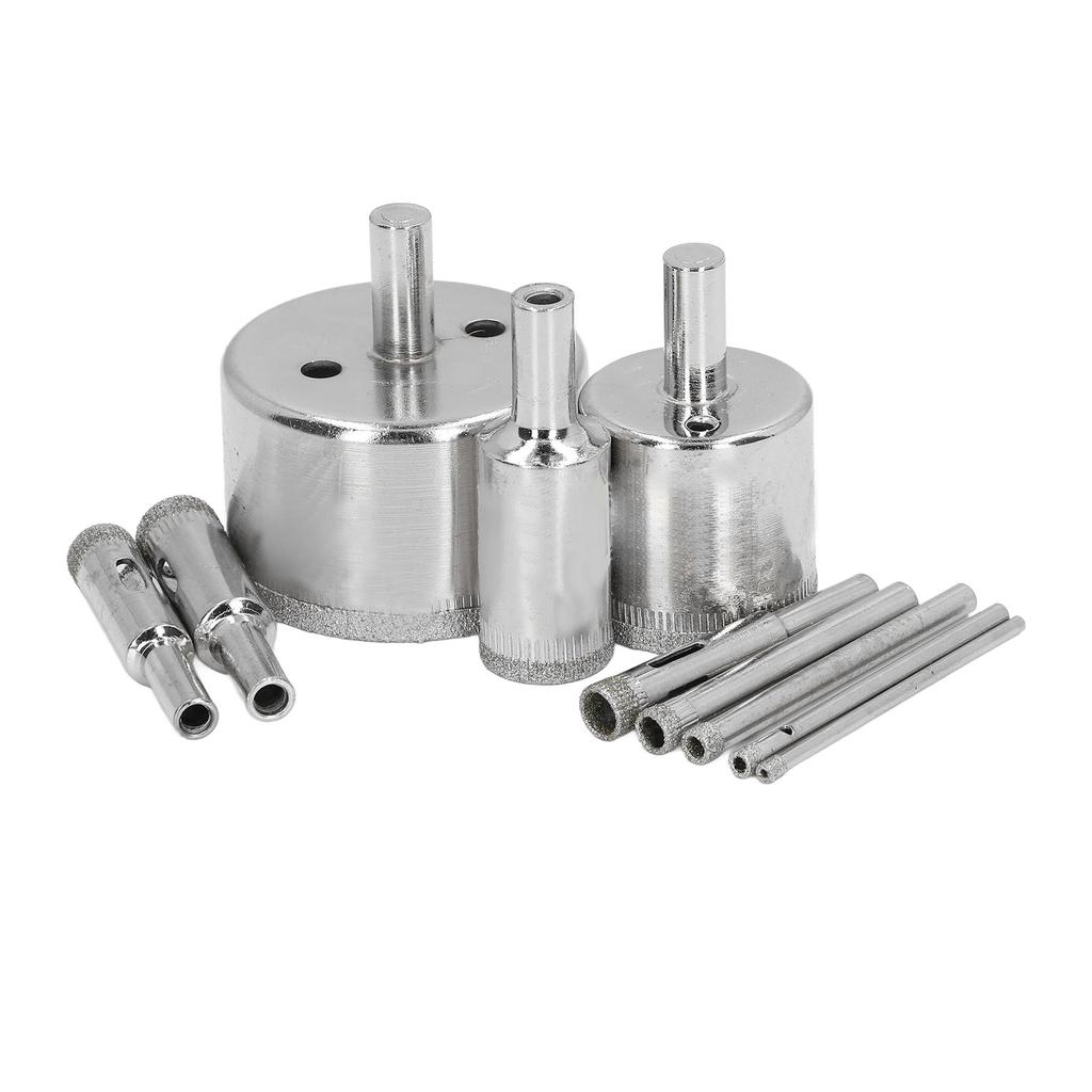 10 Pcs Drill Bits 3‑50mm Hole Saw Glass 