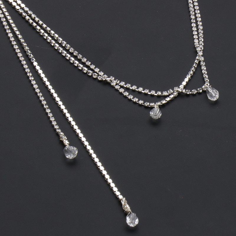 Handmade Korean Pearl Bridal Hair & Earring Set with Claw Chain and Sideburn Clips