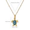 Multilayer Heart Necklaces For Women Stainless Steel Gold Color Evil Eye Pendant Chain Choker Necklace Wedding Jewerly Gift