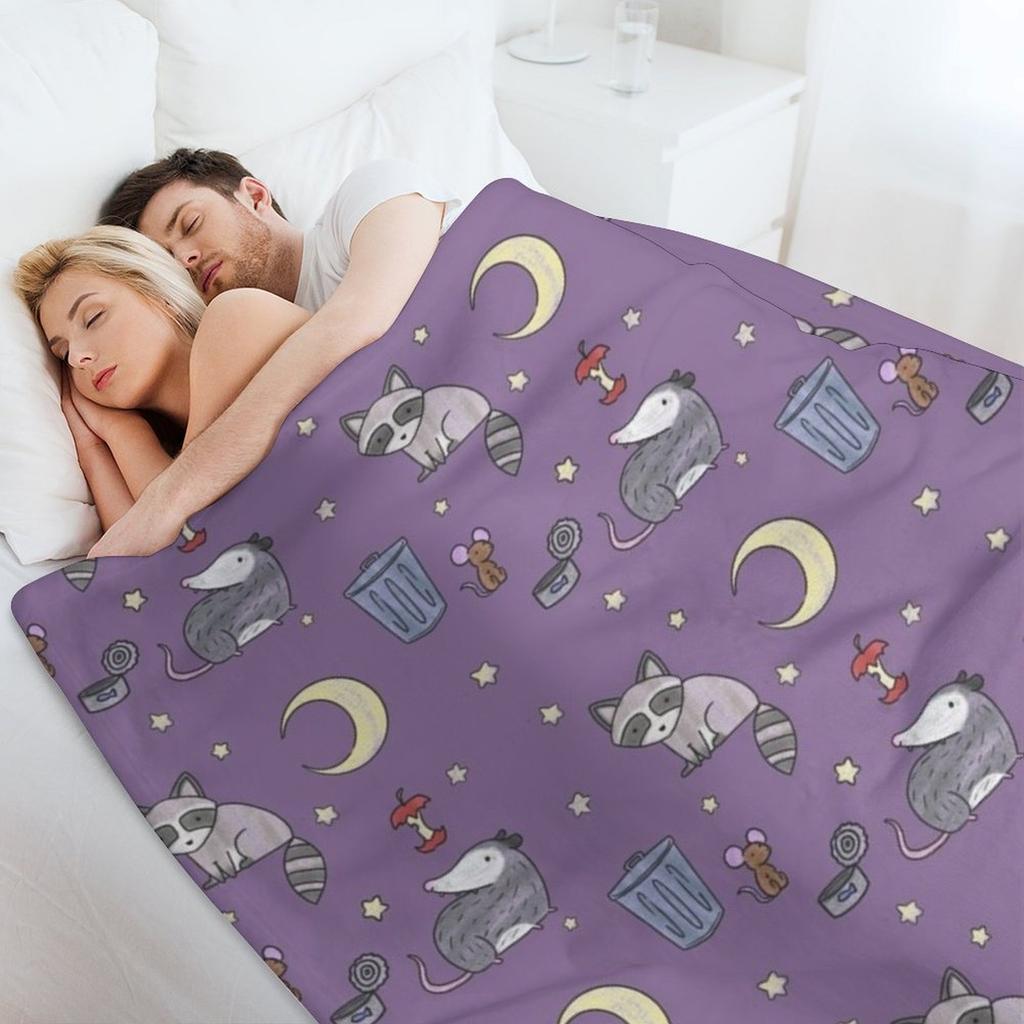 Trash Gang Throw Blanket Winter Beds Designers Nap Large Blankets