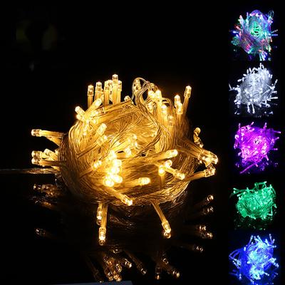 20 m 200 LED Lichterkette für den Außenbereich, Sternenlichter, Weihnachtsbeleuchtung, Hochzeits-Lichterkette, festliche Atmosphäre, dekorative Lichter, blinkende Lichter