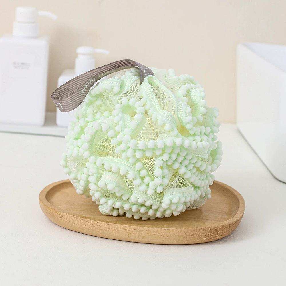 Large Mesh Bath Sponge Loofah Ball Rich Foam Body Scrubber Shower Puff Exfoliating Body Wash Ball Bathroom Cleaning Accessory