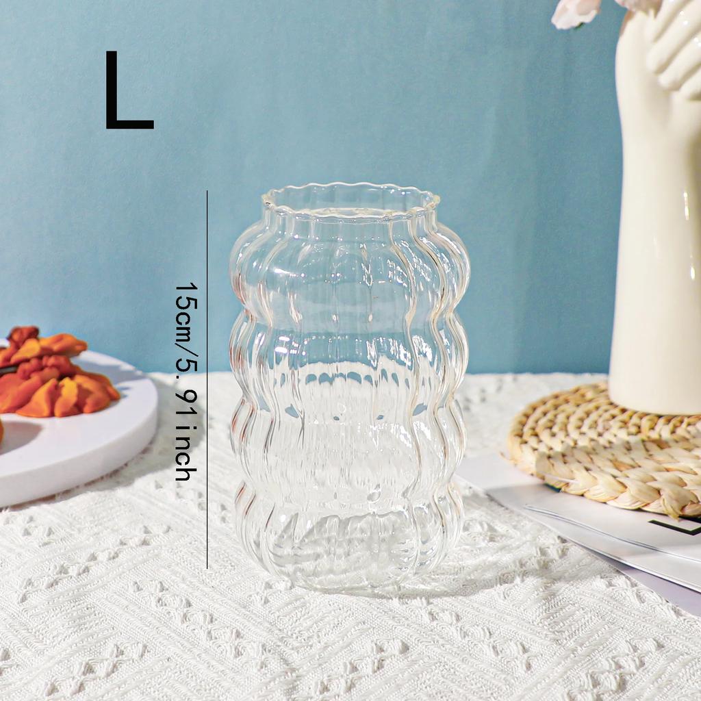 1pc-Caterpillar Cup, Chubby and Chubby Glass Cup, Fruit Tea Cup, Large Capacity Cold Drink Cup, Coffee Cup