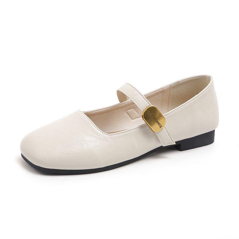 

Spring 2025 Retro Mary Jane Shoes: Stylish Low Heel Rubber Sole, Versatile PU Leather, Breathable & Perfect for Commute. 37
