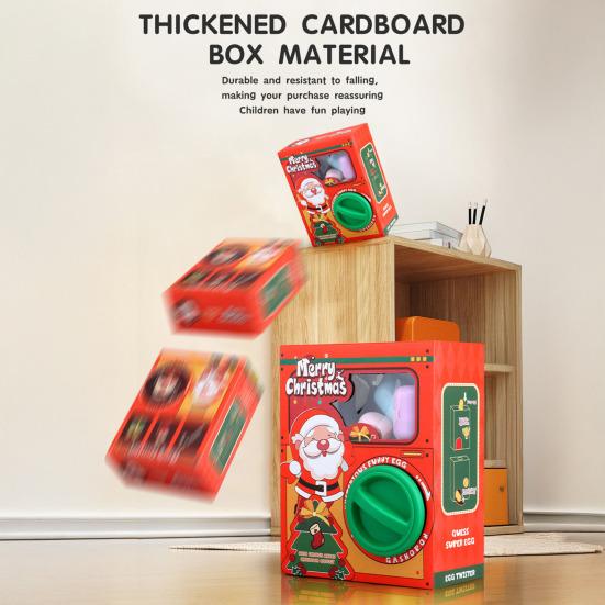 Mini Capsule Toy Machine Halloween Twist Knob Toy Machine for Surprise Eggs Cartoon Figurines Capsule Toys for Xmas Easter Parties