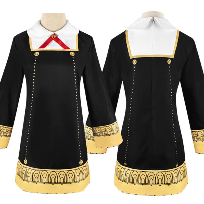 Spy×family Costume Cosplay Yor Forger Anya Anime Party Dress Set Uniform