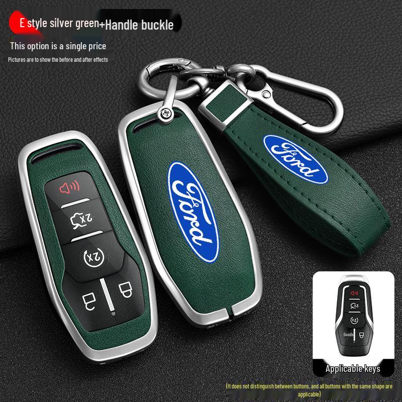 Ford Taurus Key Case for 2015-2017 Explorer Mustang - Metal Shell with Buckle
