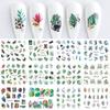 Nail Art Stickers Ins Spring And Summer Flower And Grass Series Zou Ju Flower Watermark Nail Stickers