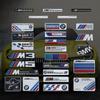 3D Aluminum Car Styling Body Tail Trunk Decoration Sticker for M Performance Motorsport M3 M5 E39 E60 E46 E36 E87 E82 E92 X4
