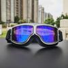 Winddichte Retro-Harley-Fahrbrille mit HD-Spiegelgläsern