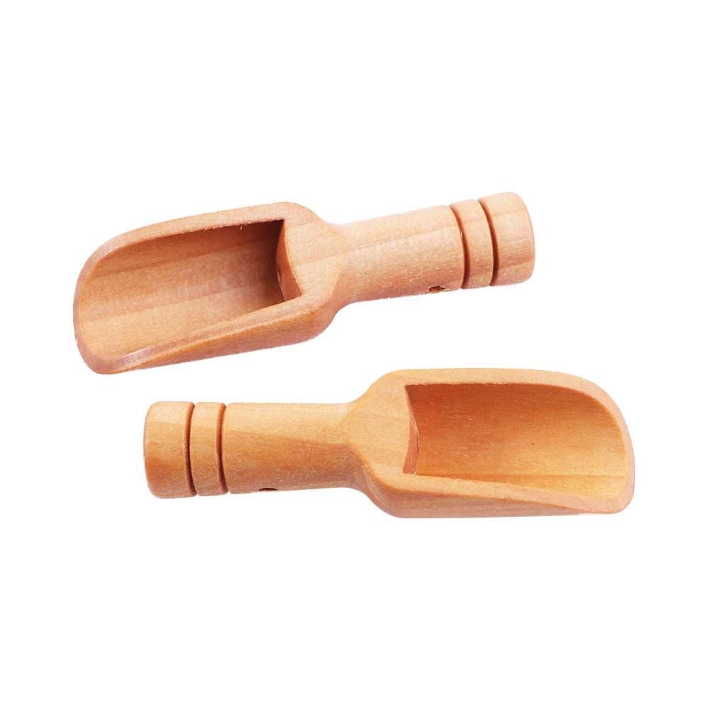 Flour Wooden Wood Kitchen Utensils Bath Salt Spoon Sugar Tea Spoon Wooden Spoon Coffee Tea Scoops
