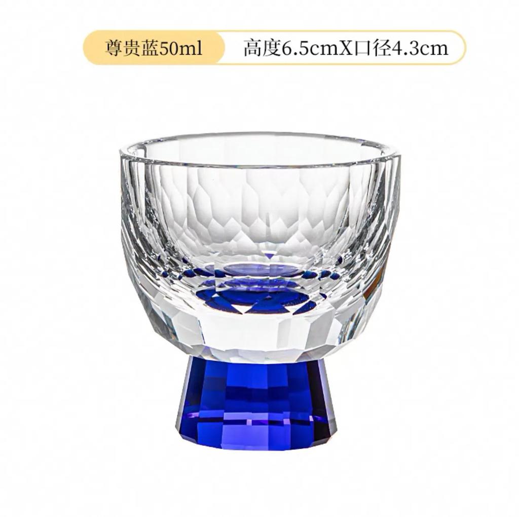 Handmade Carved Crystal Glass Whisky Glasses, Household Foreign Wine Glasses, Water Glasses, Gift Collection