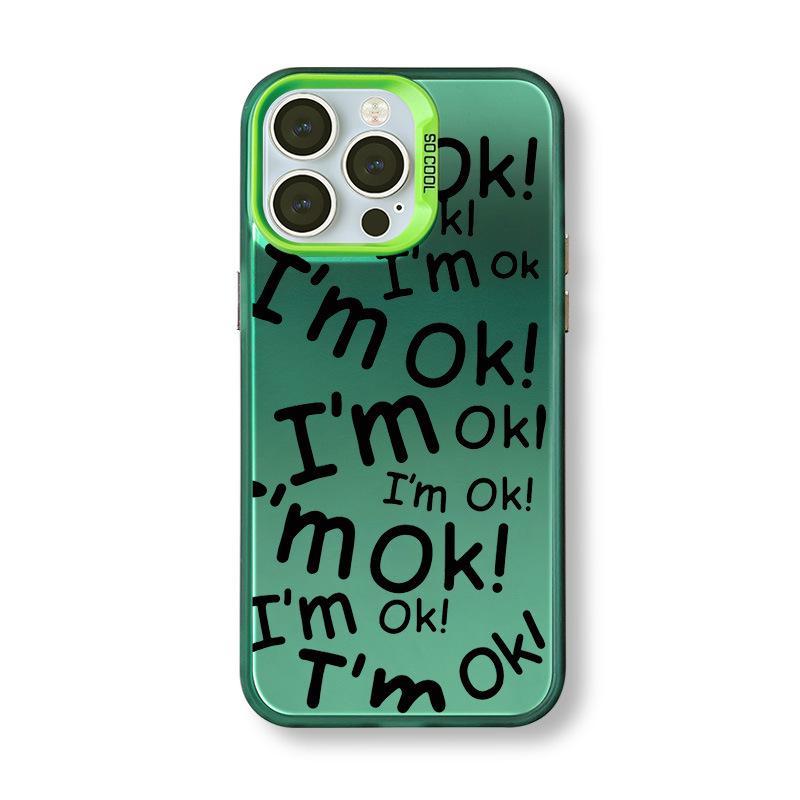Silver Niche Phone Case for iPhone 12/13/14/16/17, 15 Colors, Cross-Border