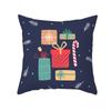Christmas Pillow Case Small Animal Print Peach Skin Pillow Case Home Pillow Sofa Cushion