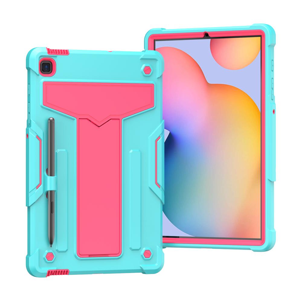 Voor Samsung Galaxy Tab A 10.1 hoes SM-T510 SM-T515 Kindveilige hoes Tablet TPU+PC Schokbestendige standaardhoes voor SM-T510 T515 Tab A10.1 SM-T515